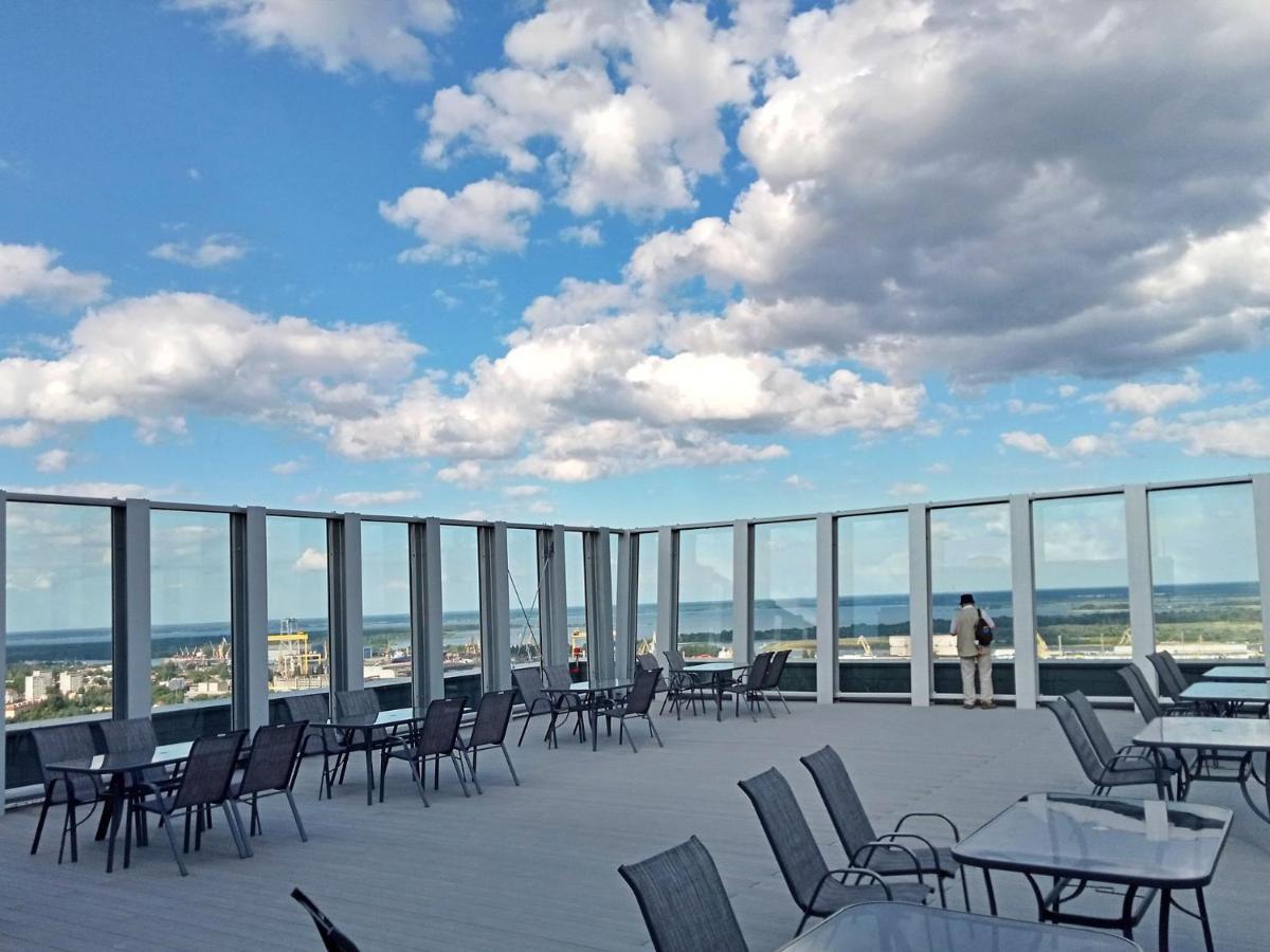 Hanza Tower - Luxurious Apartment 60M2 - 15Th Floor City View Stettin Exterior foto